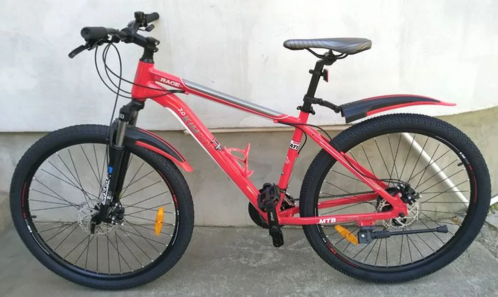 Odprúžený horský MTB KIM Ride 17,5" ALU rám 27,5" kolesá 3x7 prevodov Shimano