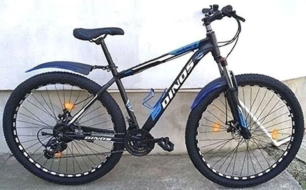 DINOS horský MTB 29" kolesá 18" ALUMINIUM rám kotúčové brzdy 3x8 prevodov