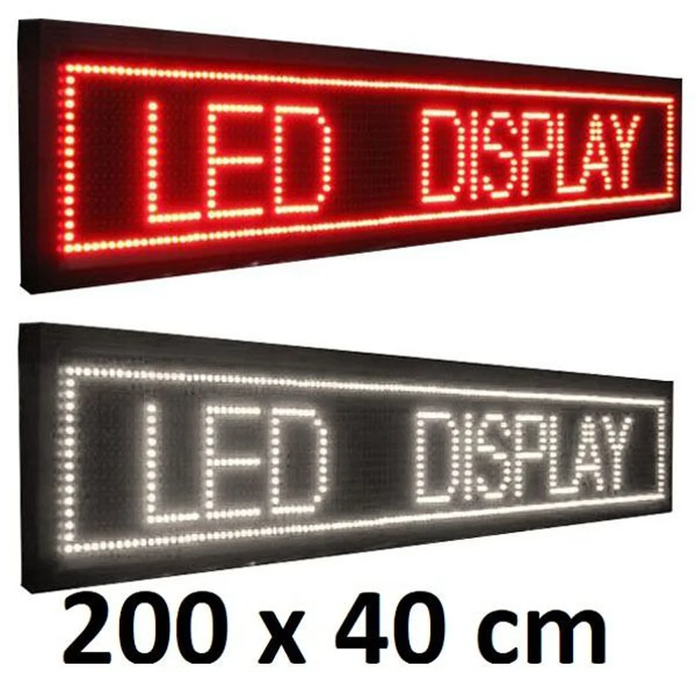 Svetelná reklama LED panel 200x40cm