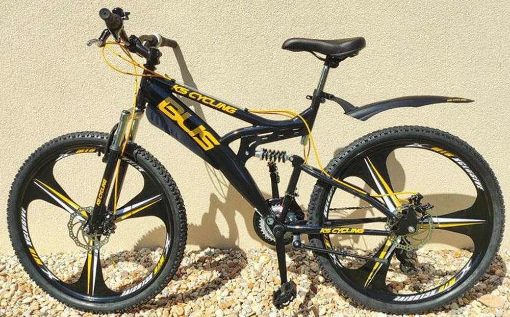 Moderný celoodprúžený horský BLIS 18,5" rám, kotúčové brzdy, 26" kolesá