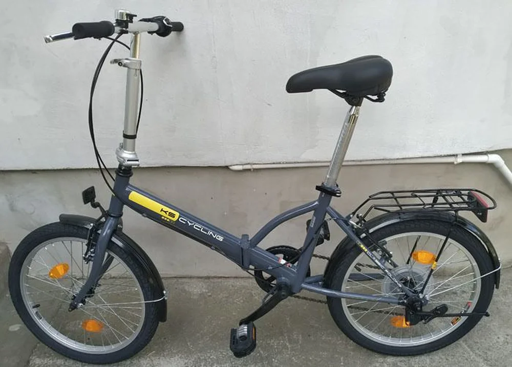 Skladací kempingový bicykel Cycling Classic Folding pre deti aj dospelých